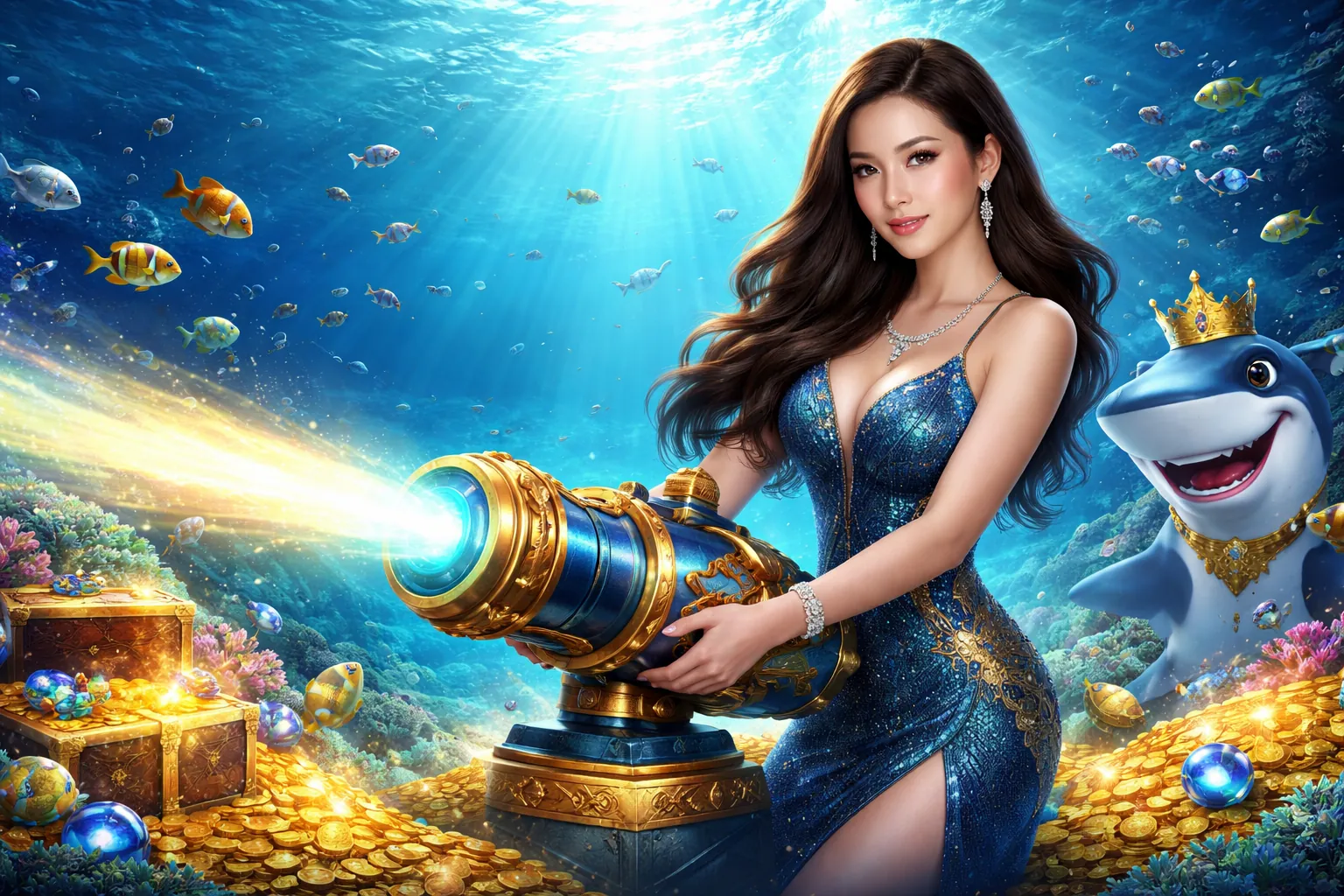 Thế giới bắn cá KM1888 đầy màu sắc